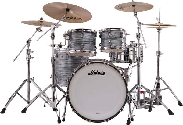 Ludwig Drums L88204Ax2Q - Mod Classic Maple Stage 22/10/12/16 - Blue Oyster