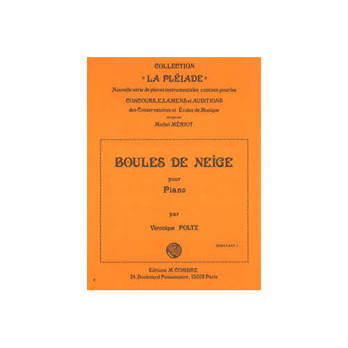 Poltz - Boules De Neige - Piano