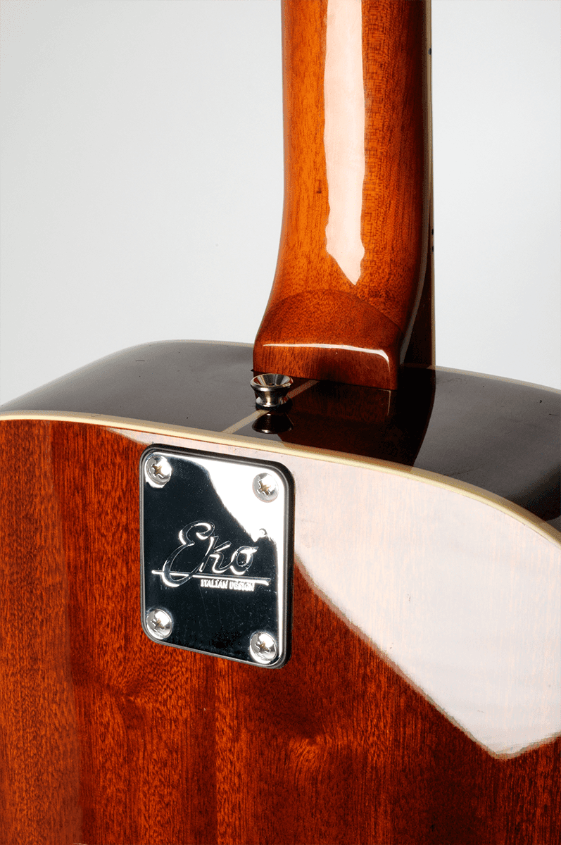 Ranger VI EQ Vintage-Neuauflage Dreadnought Naturdecke gebeizt