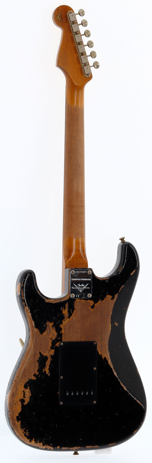 CS Stratocaster LTD Super Heavy Relic 3a RW Aged Black #CZ579437