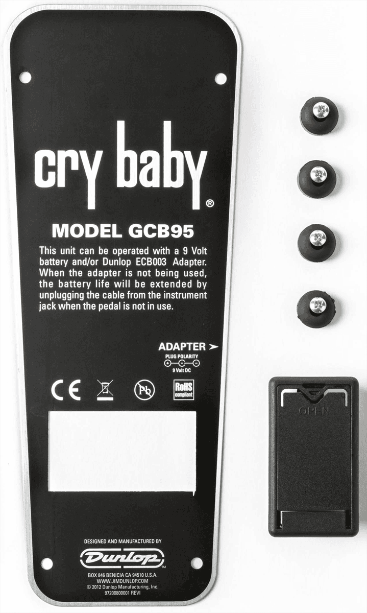 PLATE + BATTERY DOOR + CRYBABY PADS