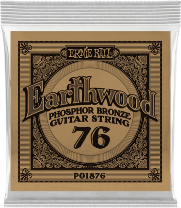 .076 EARTHWOOD PHOSPHOR BRONZE ACOUSTIC GUITAR STRINGS