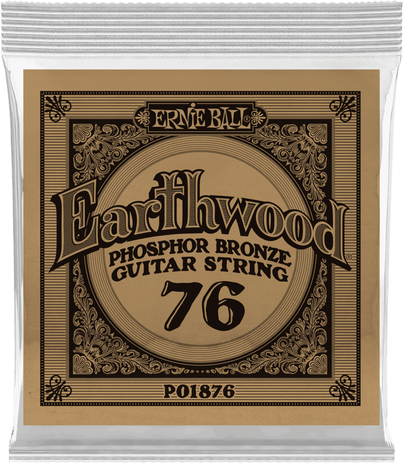 .076 EARTHWOOD PHOSPHOR BRONZE ACOUSTIC GUITAR STRINGS