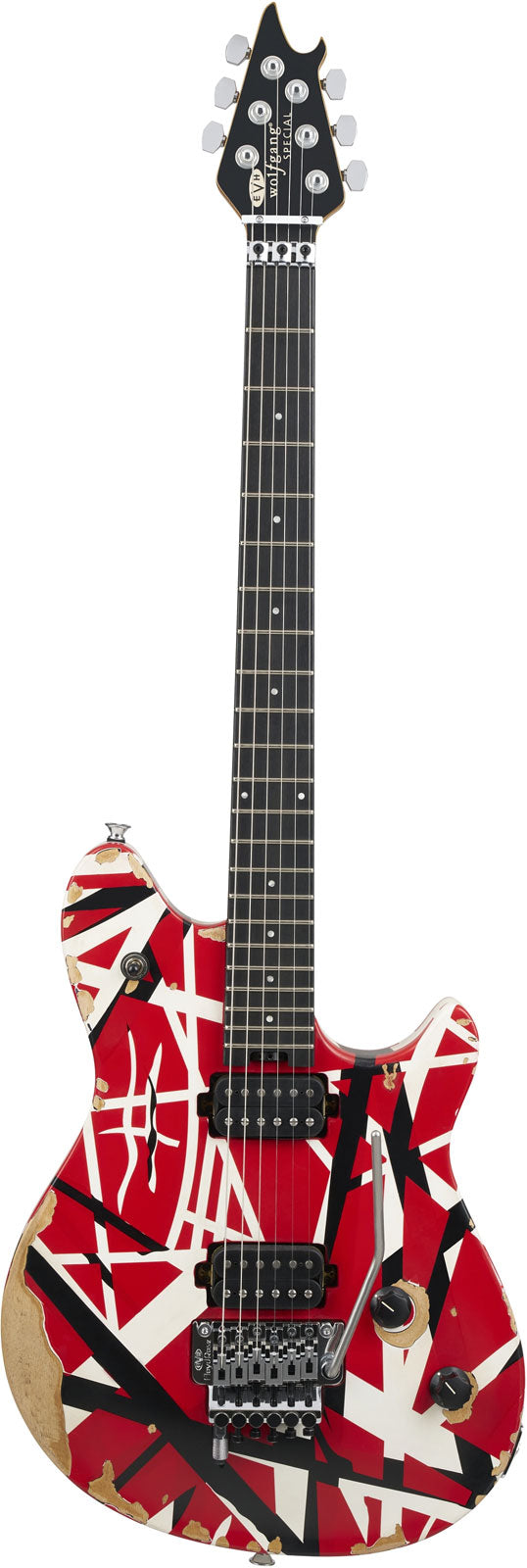 Wolfgang Special Striped Series LTD EBO Rot Schwarz und Weiß gealtert