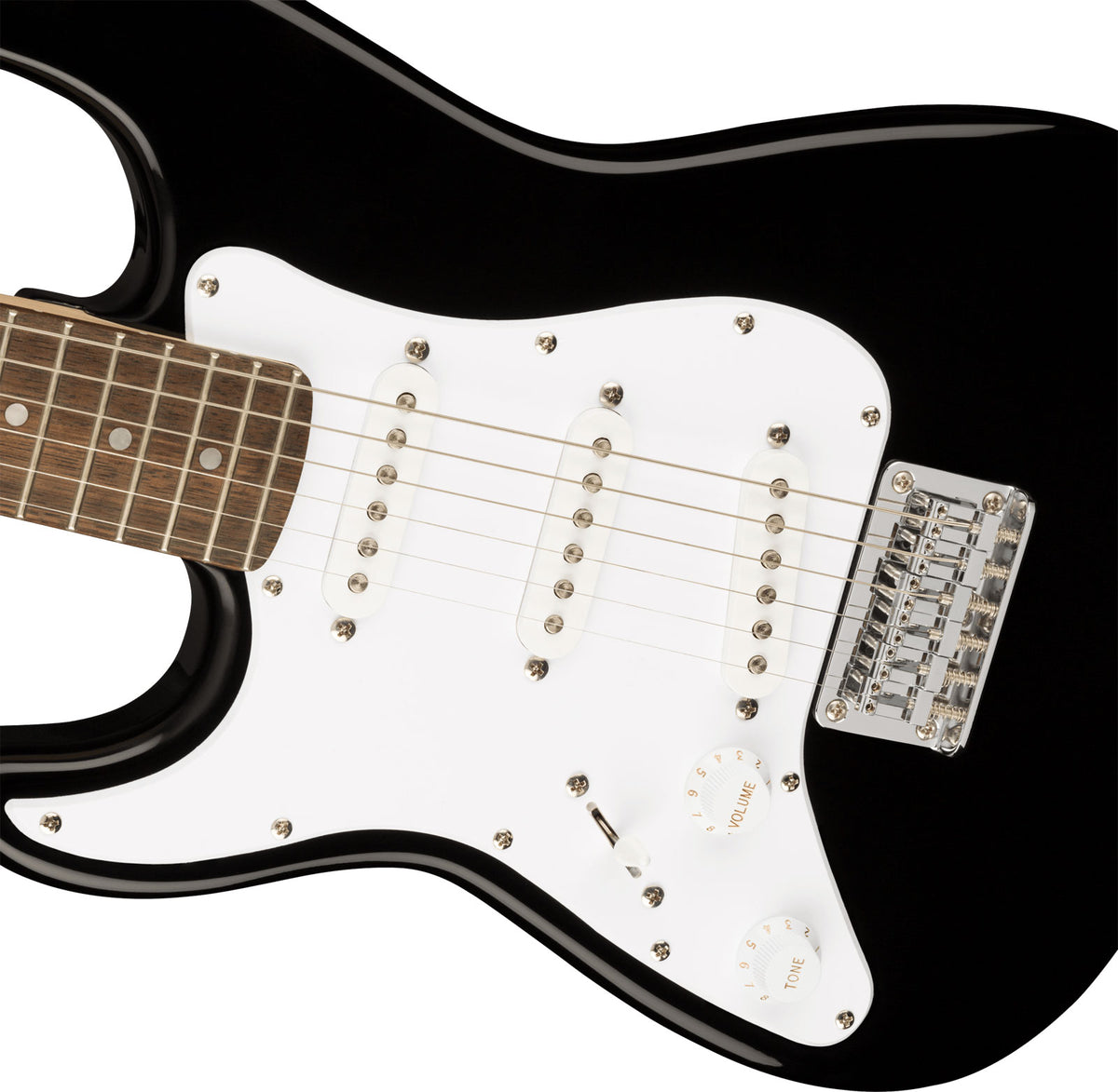 Stratocaster Mini Lh Lrl Schwarz