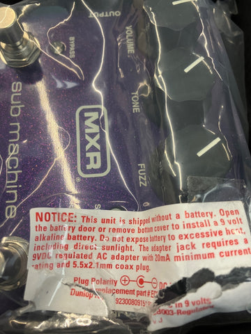 M225 SUB MACHINE FUZZ OCTAVE PEDALE D'EFFET - B Stock