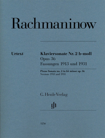 Rachmaninov S. - Piano Sonata N°2 Op.36 (versions 1913 & 1931) - Klavier