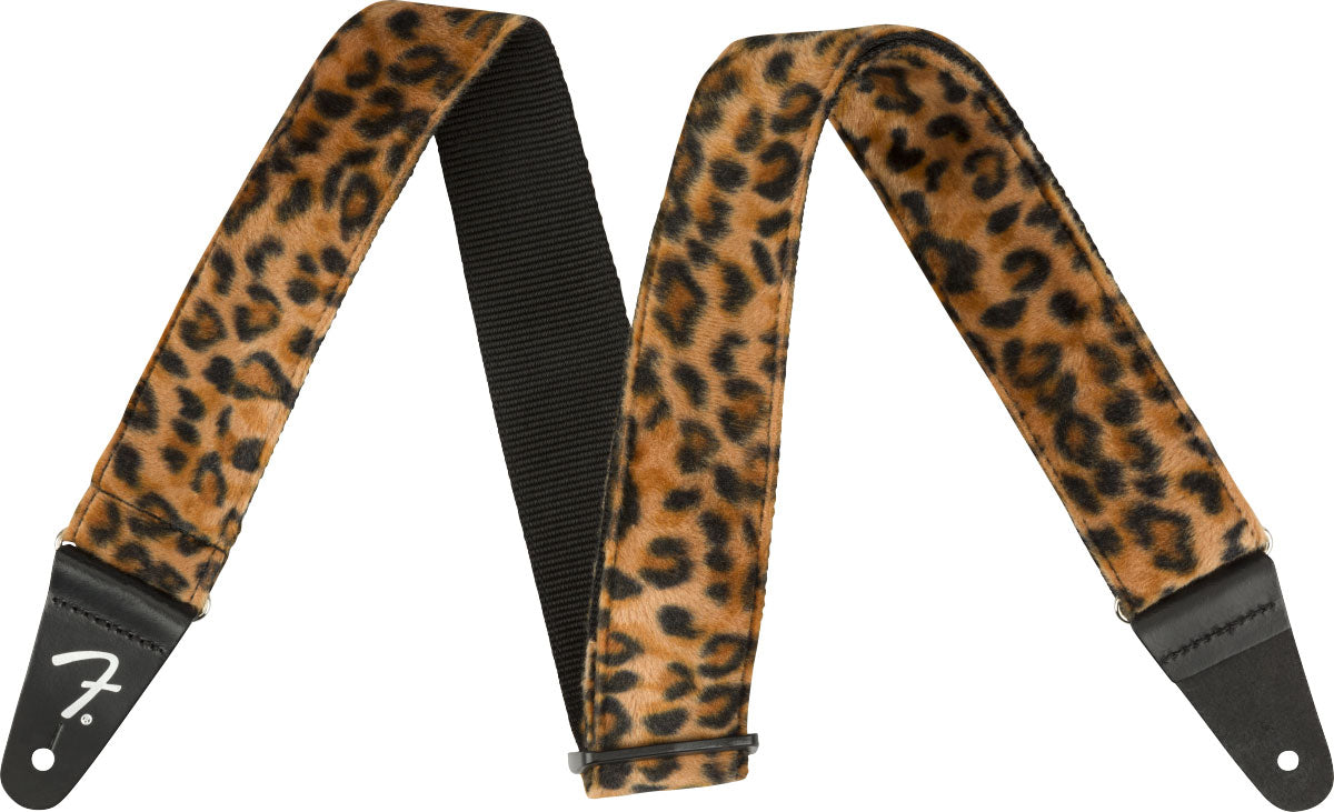 WILD LEOPARD PRINT STRAP 2"