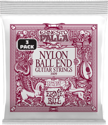 CORDES CLASSIQUE ERNESTO PALLA NYLON NOIR/DORÉ À BOULE - PACK DE 3