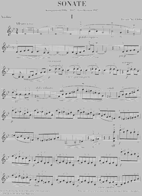 Debussy C. - Sonata For Violin And Piano