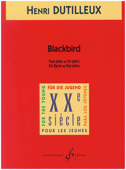 Dutilleux Henri - Blackbird - Piano