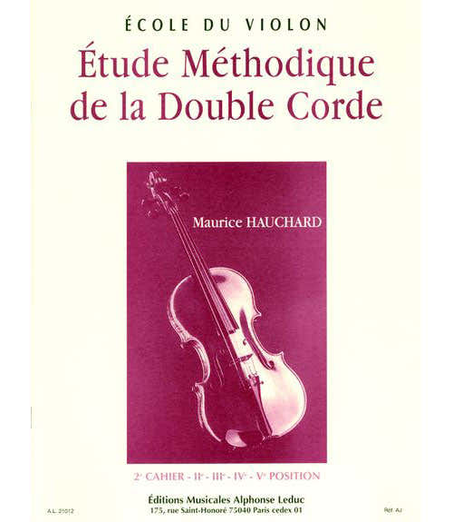 Hauchard Maurice - Methodische Etüde der Doppelgriffe Band 2