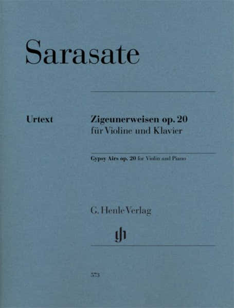 SARASATE P. - ZIGEUNERWEISEN OP.20 - VIOLON & PIANO