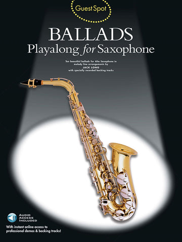 GUEST SPOT -  BALLADS + AUDIO TRACKS - SAXOPHONE ALTO
