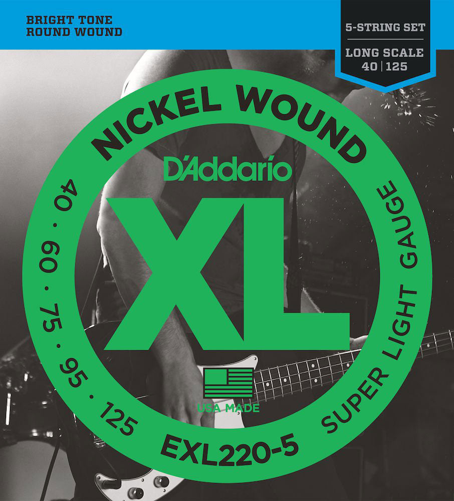 EXL220 Nickel umsponnen lange Mensur superleicht 40-95