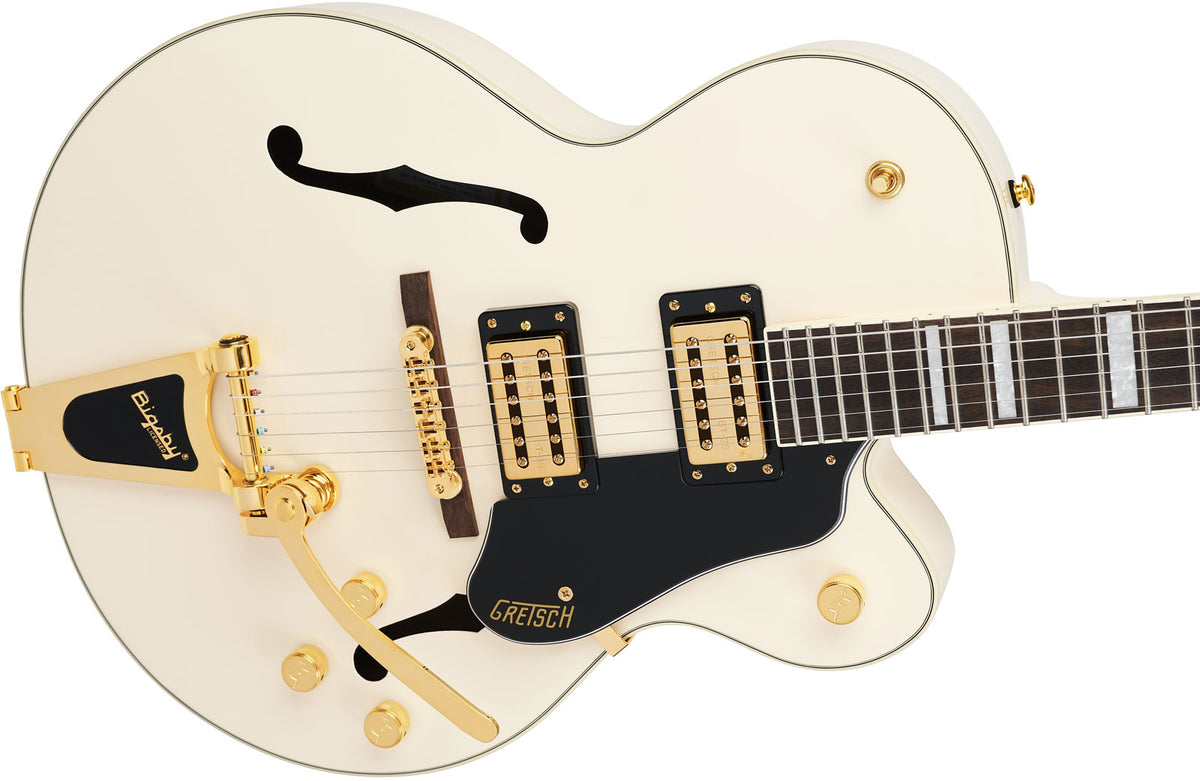G2420TG Streamliner Hollow Body Bigsby LTD LRL Vintage-Weiß