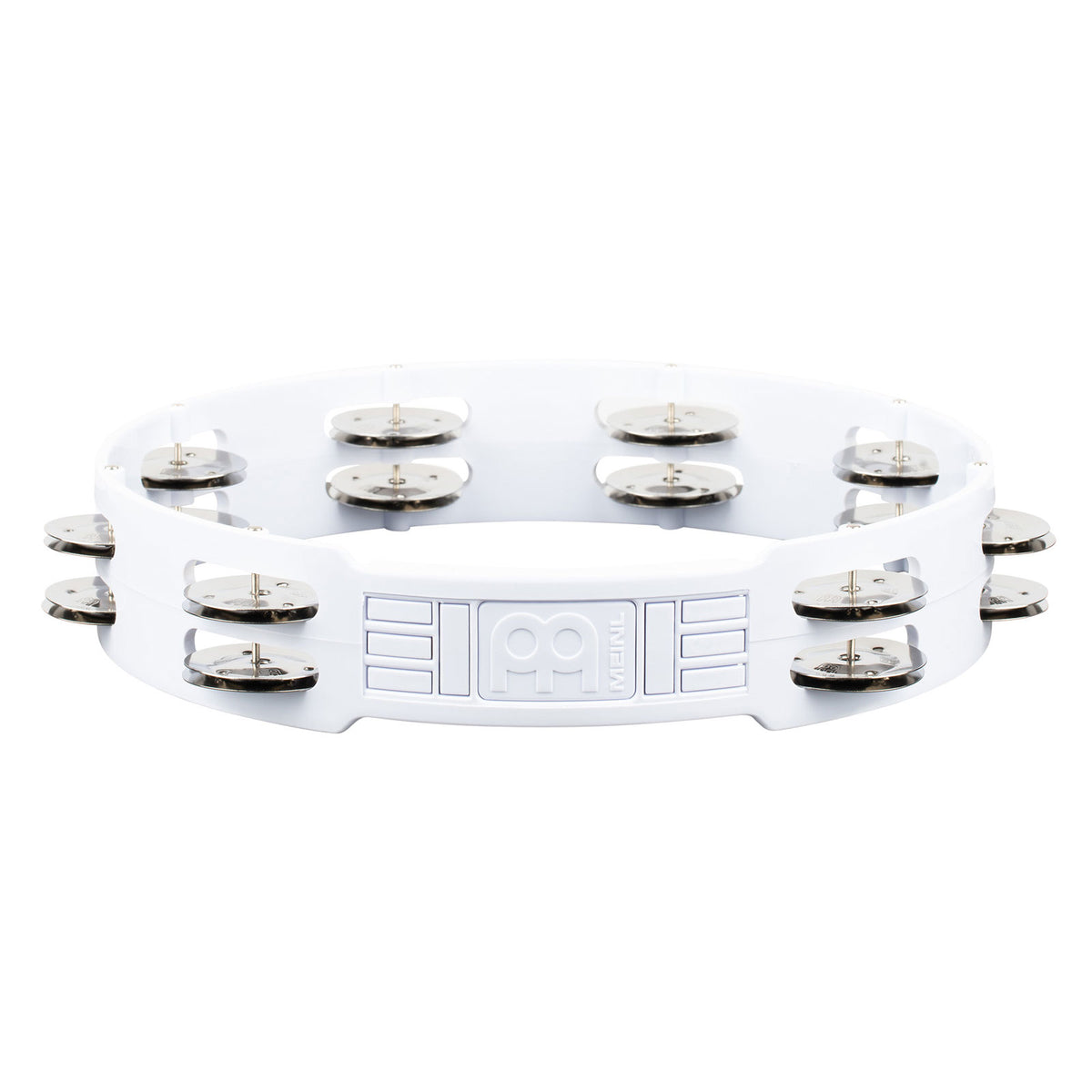 Tambourin ABS Weiß 25CM 1R Cymb