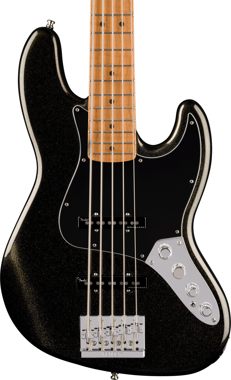 Jazz Bass American Ultra II LTD V, Roasted MN, Gold Dust