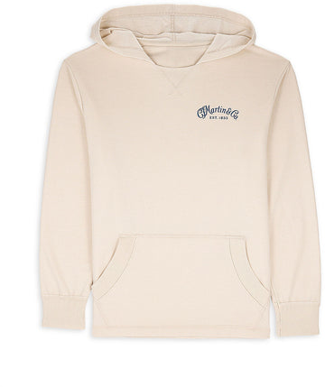 Kapuzen-Sweatshirt Vintage-Waschung Natur XL