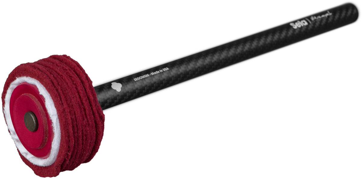 Gongschlägel Vikrampal Fine Touch Soft - Medium, Bordeauxrot