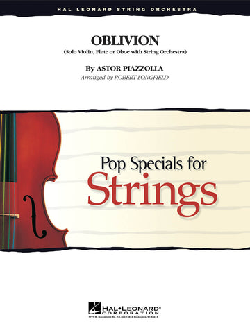 Piazzolla Astor - Oblivion (arr. Robert Longfield) - Partitur und Stimmen