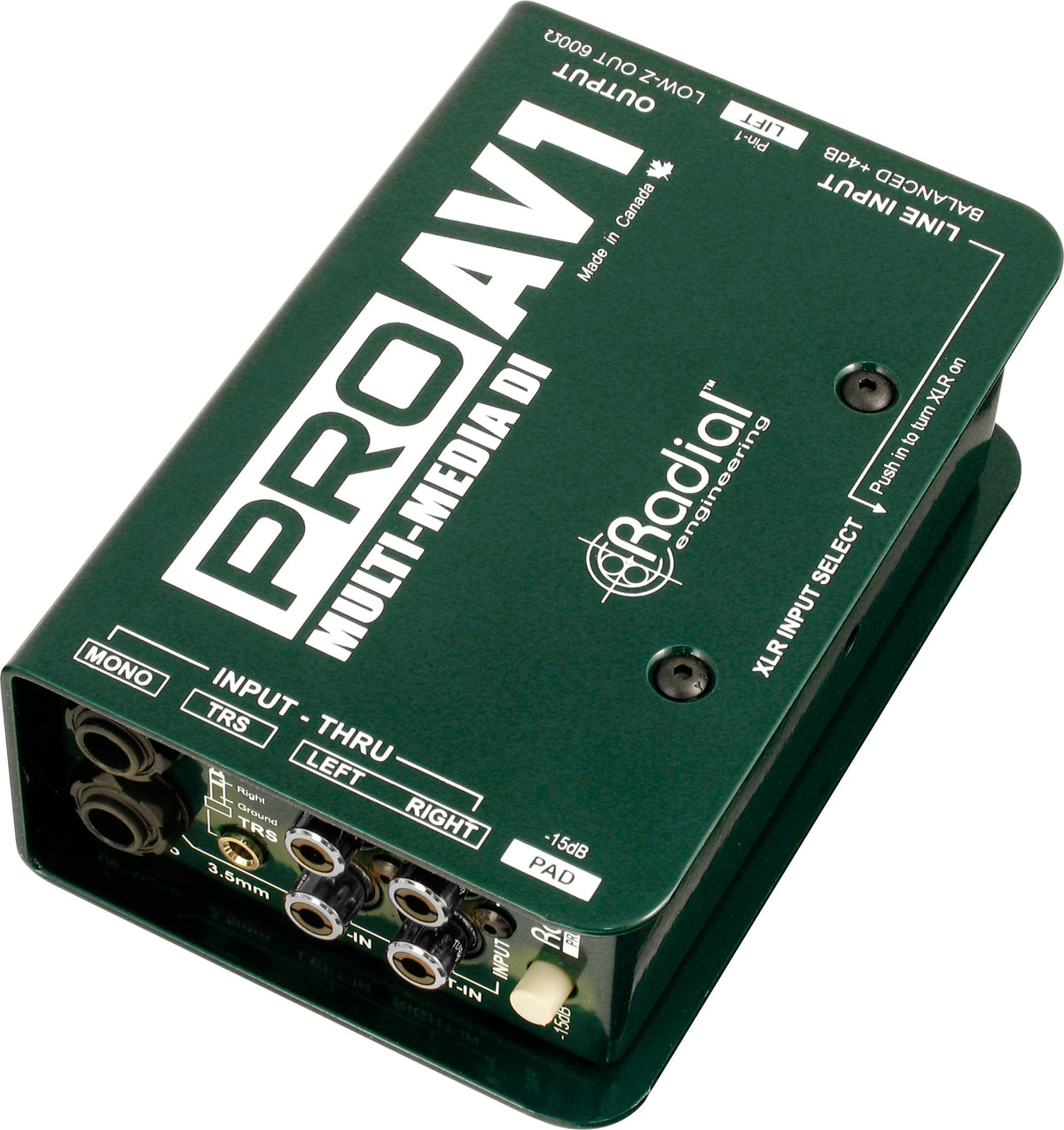 Radial Pro AV1 DI Passiv Multimedia Mono