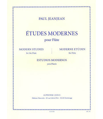 JEANJEAN PAUL - JEANJEAN - ETUDES MODERNES
