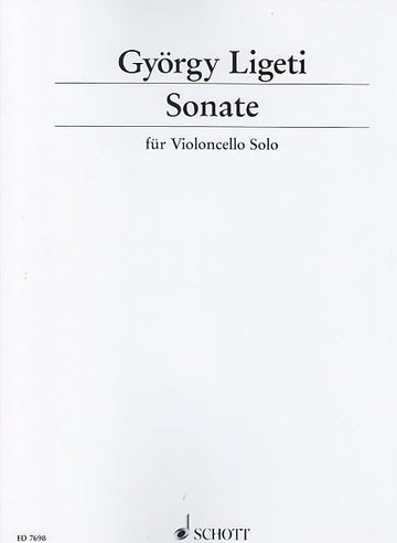 Ligeti Gyorgy - Sonate für Violoncello solo