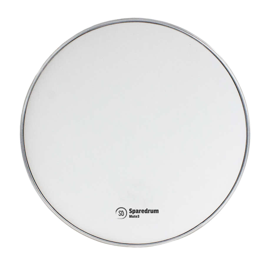 M3W10 - 10" MESH HEAD MUTE 3-PLY - SILENT - WHITE