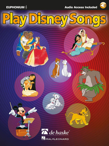Play Disney Songs - Euphonium Cle De Sol + Audio En Ligne