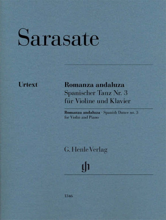 SARASATE PABLO - Andalusische Romanze - Spanischer Tanz Nr.3 - Violine und Klavier