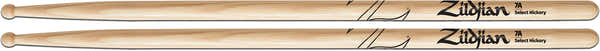 Zildjian HICKORY SERIES 7A WOOD TIP - 7AWN