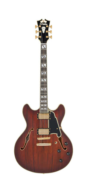 Deluxe DC Satin Braun Burst