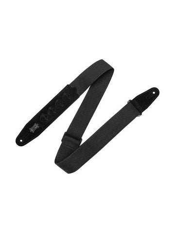 Baumwollgurt mit 4 Plektrenhaltern 5 cm - Schwarz