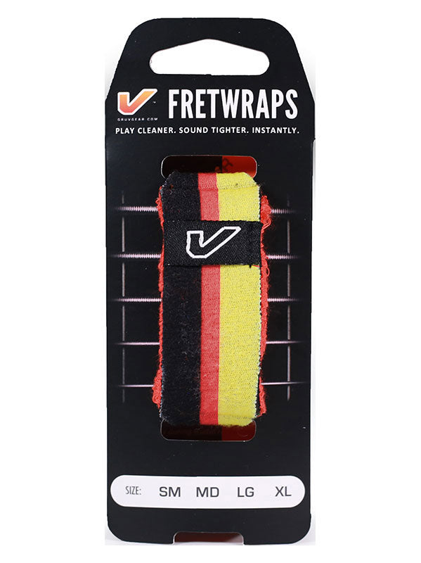 FretWraps Weltflaggen Schwarz-Rot-Gelb - Mittel