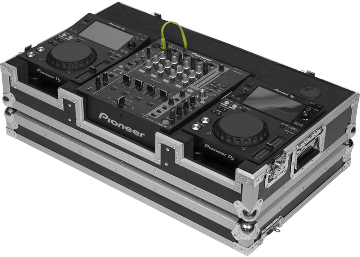Flight Konsole 10/12'' XDJ700 und DJM750 W Silber