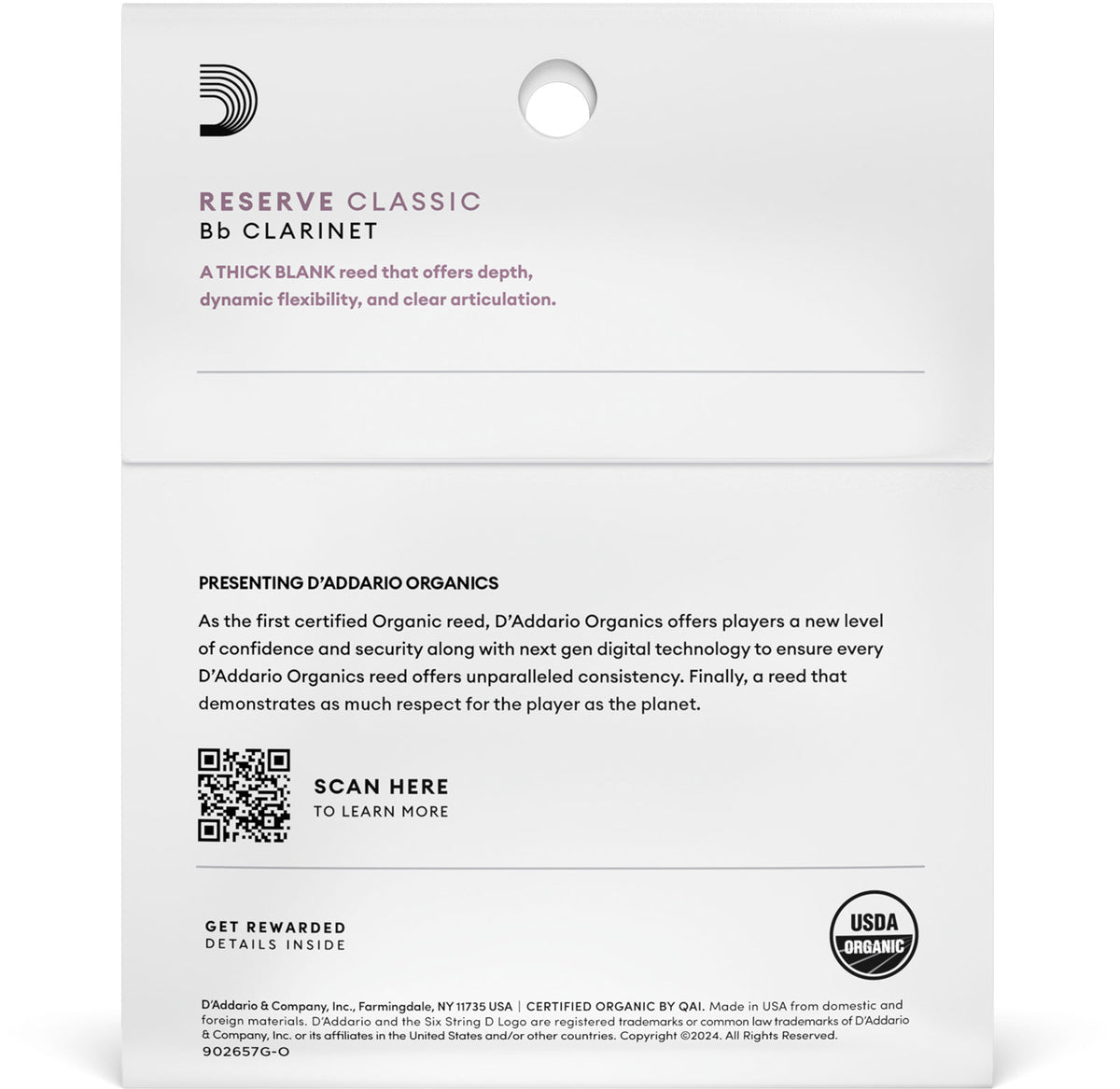Organic Reserve Classic 2,5 Bb Clar (x 3)