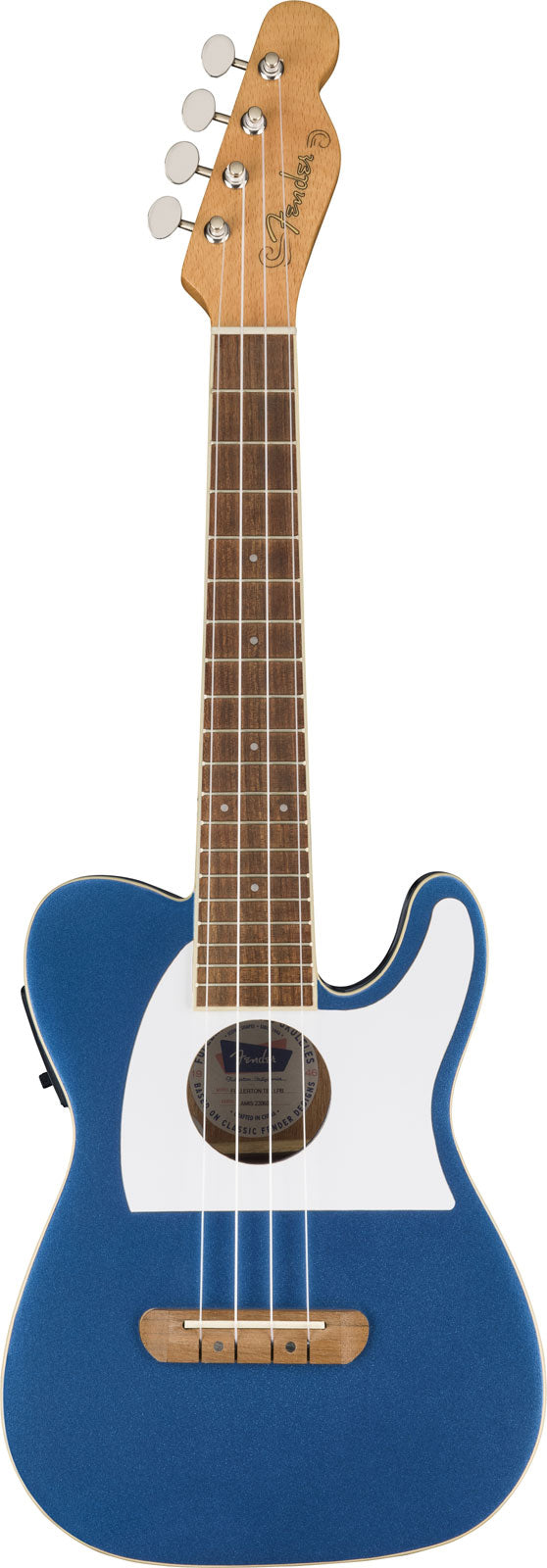 Telecaster Fullerton Uke WN Lake-Placid-Blau