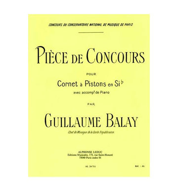 Balay Guillaume - Wettbewerbsstück - Kornett & Klavier