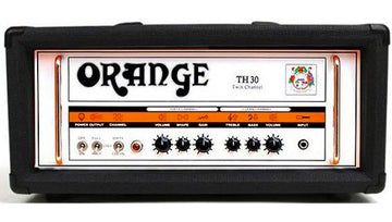 Thunder 30W Gitarrenkopf 2 Kanäle Schwarz