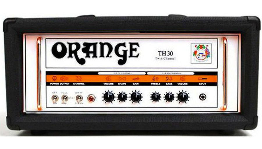 Orange Amps Thunder 30W Gitarrenkopf 2 Kanäle Schwarz