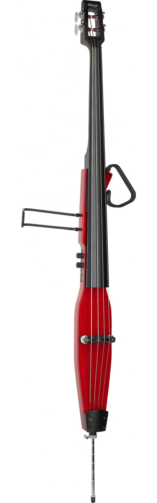 EDB-3/4 TR 3/4 Elektrischer Kontrabass Edb TR Transparentrot Mit Tasche