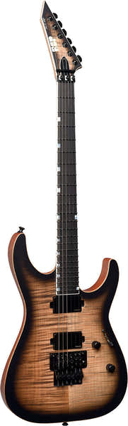 M2 durchscheinendes schwarzes Sunburst Satin