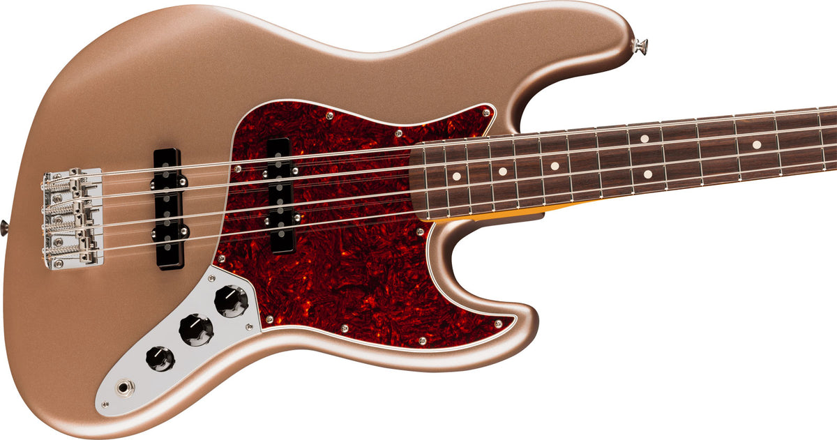 American Professional Classic Jazz Bass RW Verblasstes Firemist Gold