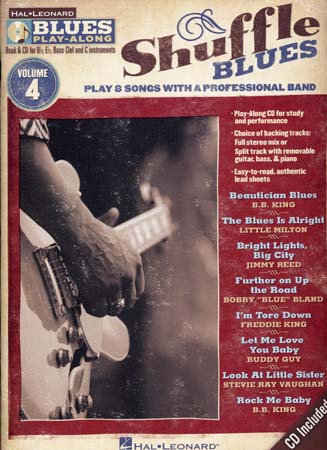 BLUES PLAY ALONG VOL.4 - SHUFFLE BLUES + CD - GUITARE