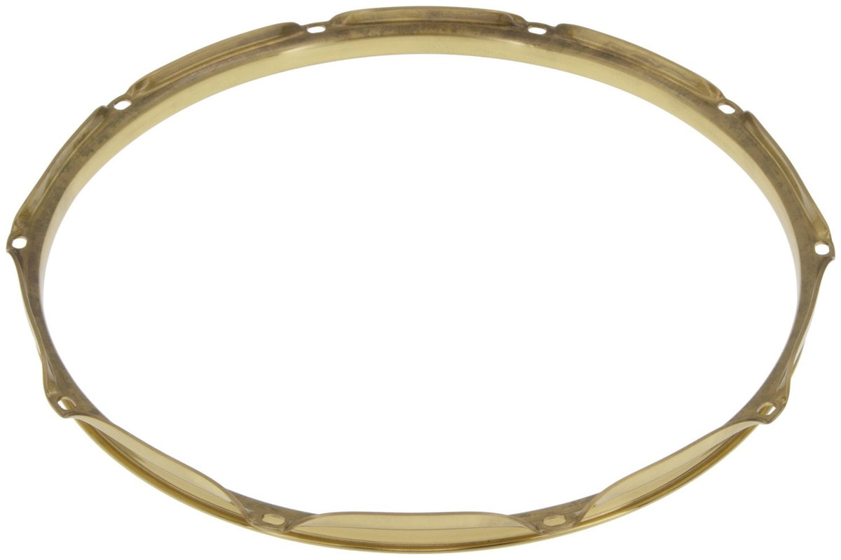 HB25-14-10BR - 14" Spannreifen 10-Loch Messing Super Triple Flange 2.5mm