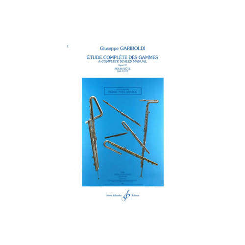 Gariboldi - Etude Complete Des Gammes Op.127 - Flute