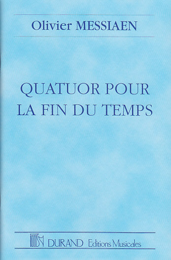 Messiaen Olivier - Quatuor Pour La Fin Du Temps - Conducteur