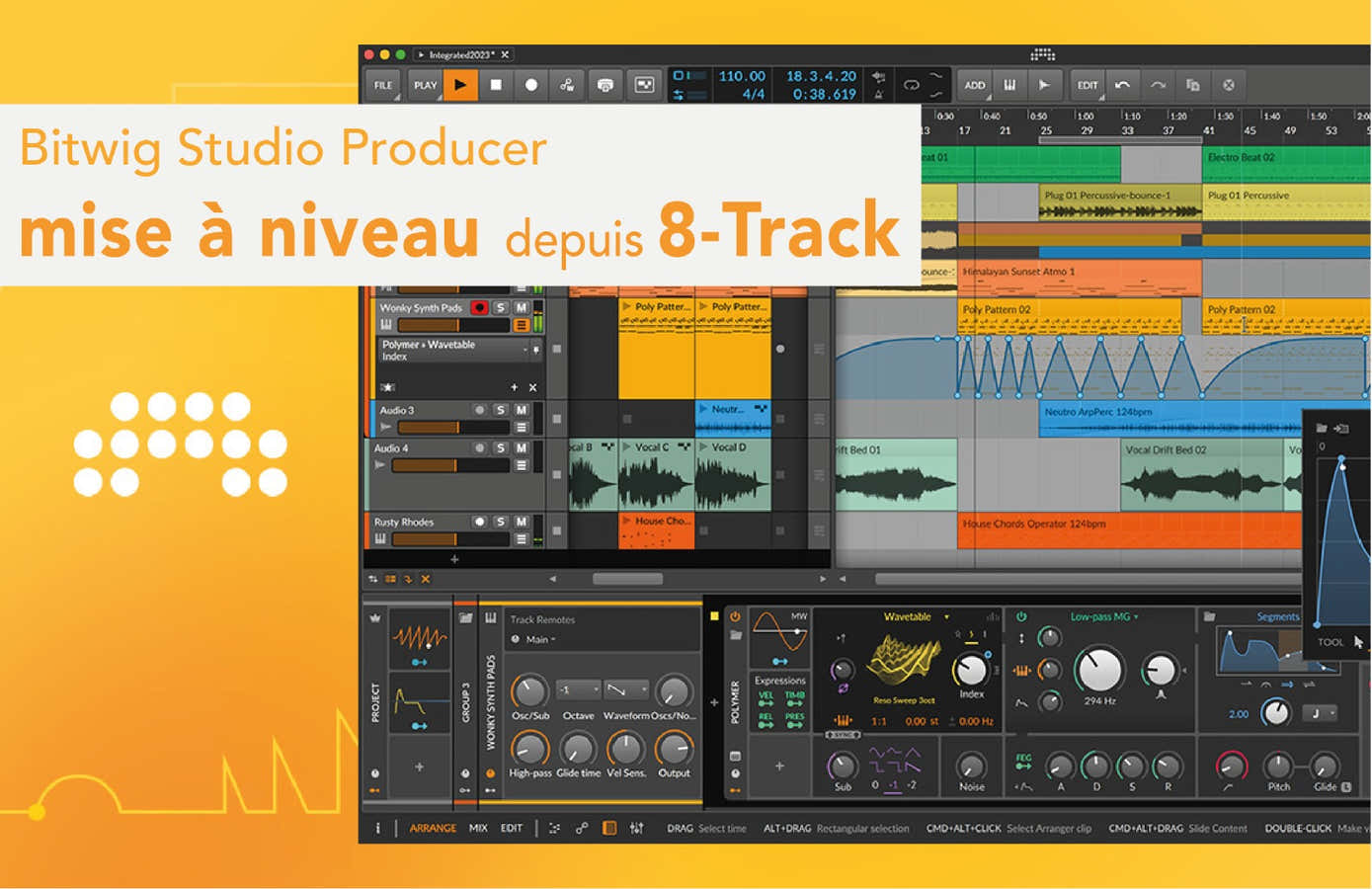 Studio-Produzent Erweiterung 8-Spur