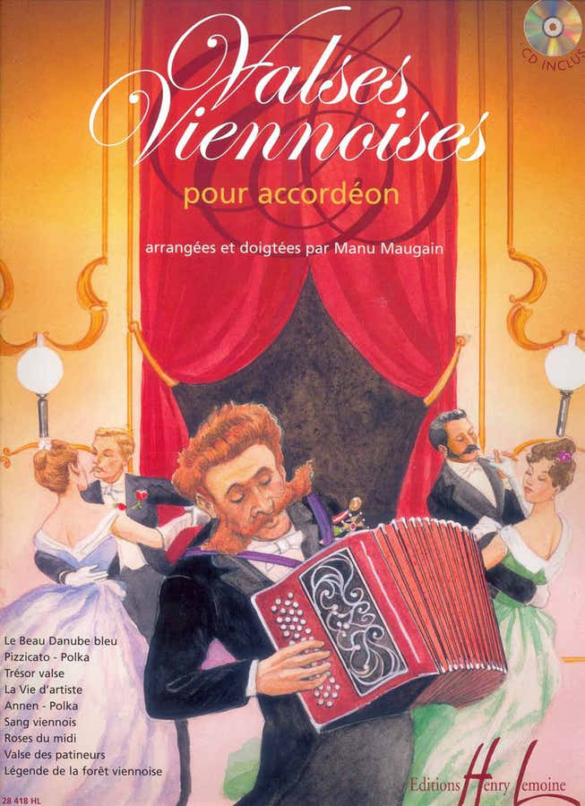 MAUGAIN MANU - VALSES VIENNOISES + CD - ACCORDEON
